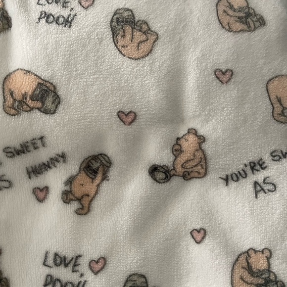 Winnie the Pooh and Amongst the clouds baby swaddle blanket 0-3m nylon closure - Picture 10 of 15